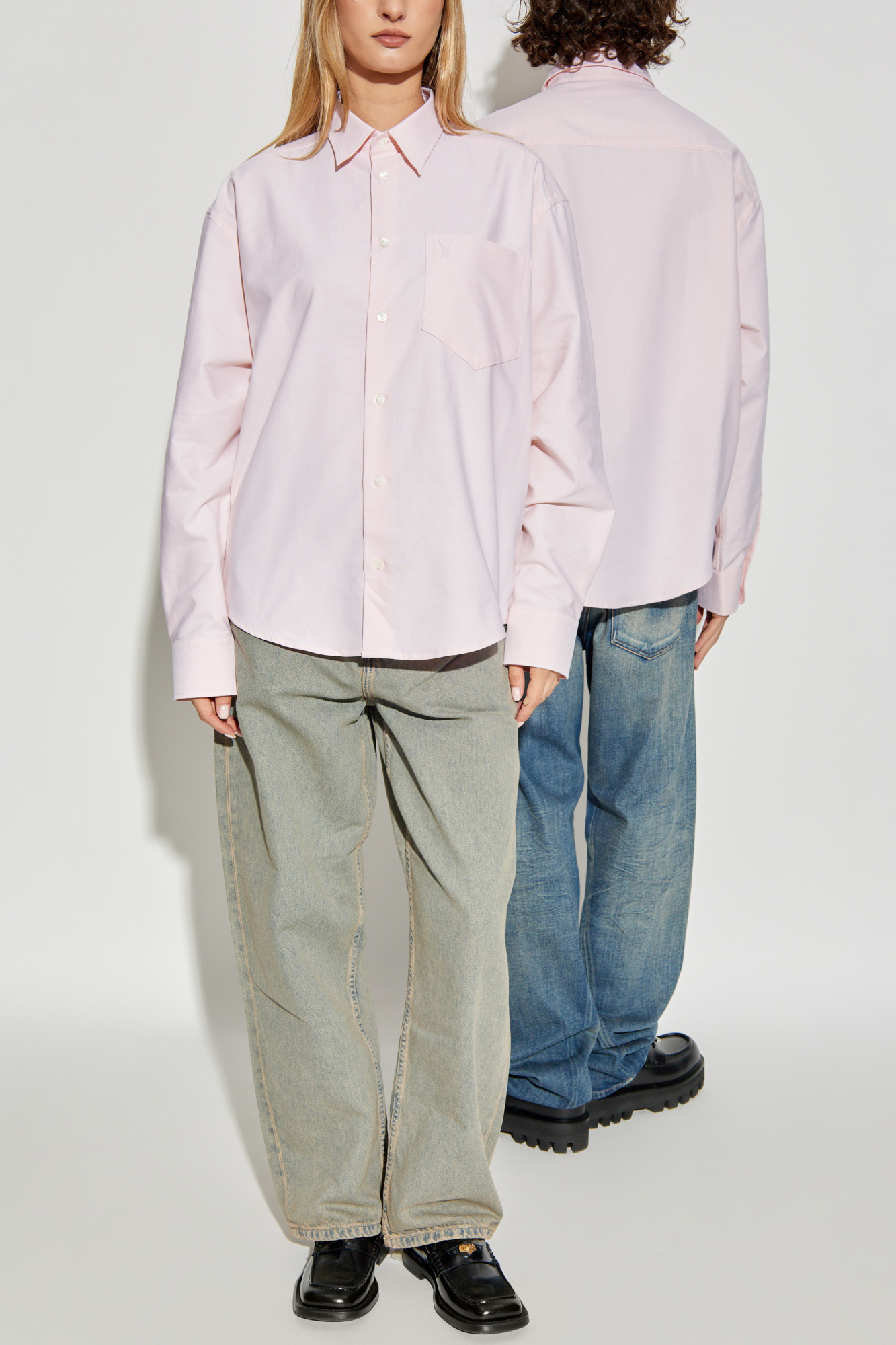 【セール】 Ami Alexandre Mattiussi Shirt with logo | Men's Clothing トップス